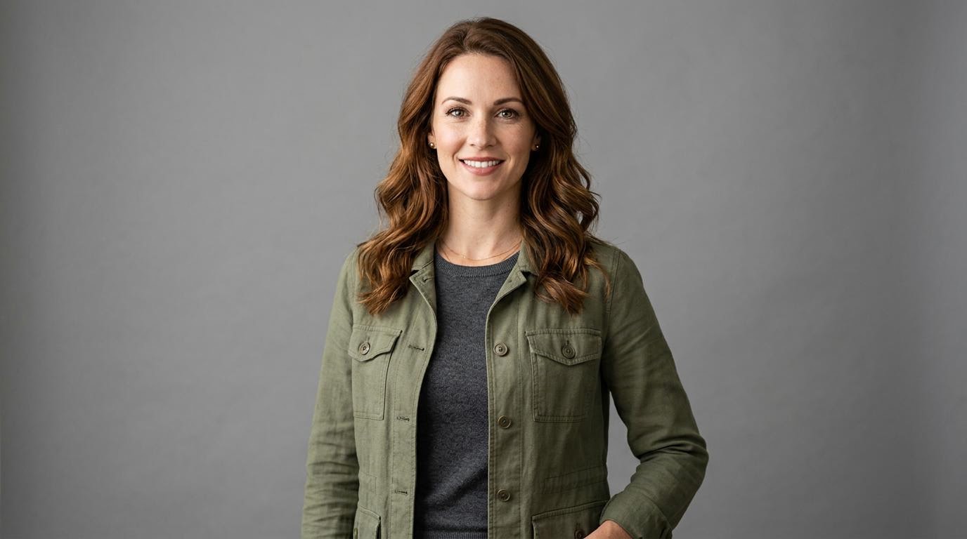 Gemini Omni Flash reference image, a synthetic studio portrait used as video input