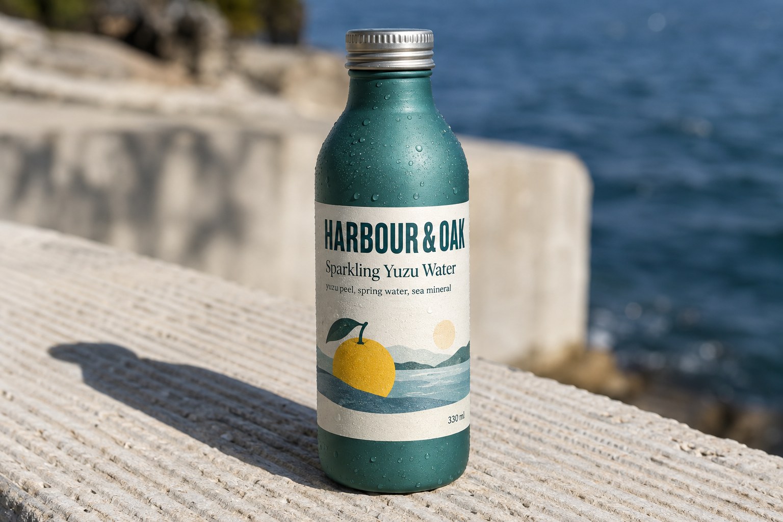 GPT Image 2.5 Flare output, product bottle with four blocks of legible label copy
