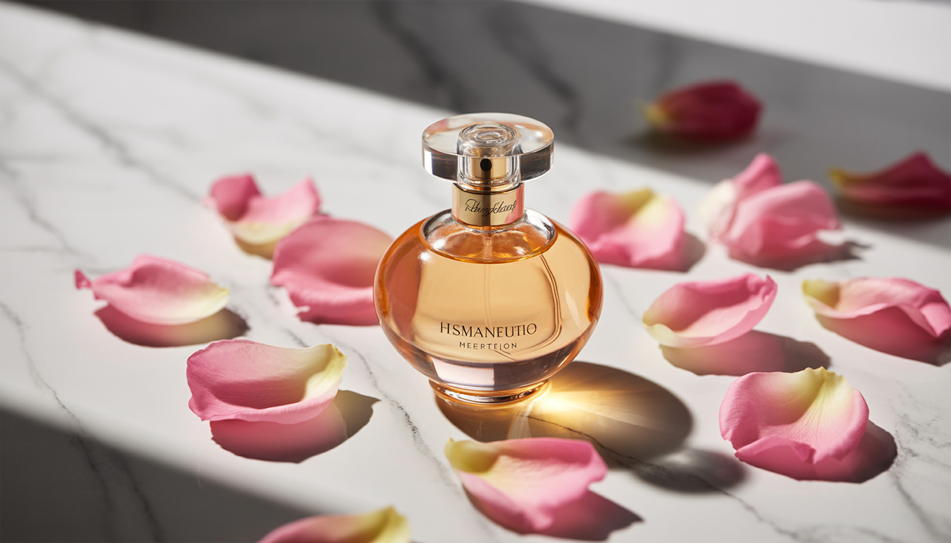 Ideogram 3.0 output — luxury cosmetics product ad visual for marketing agency