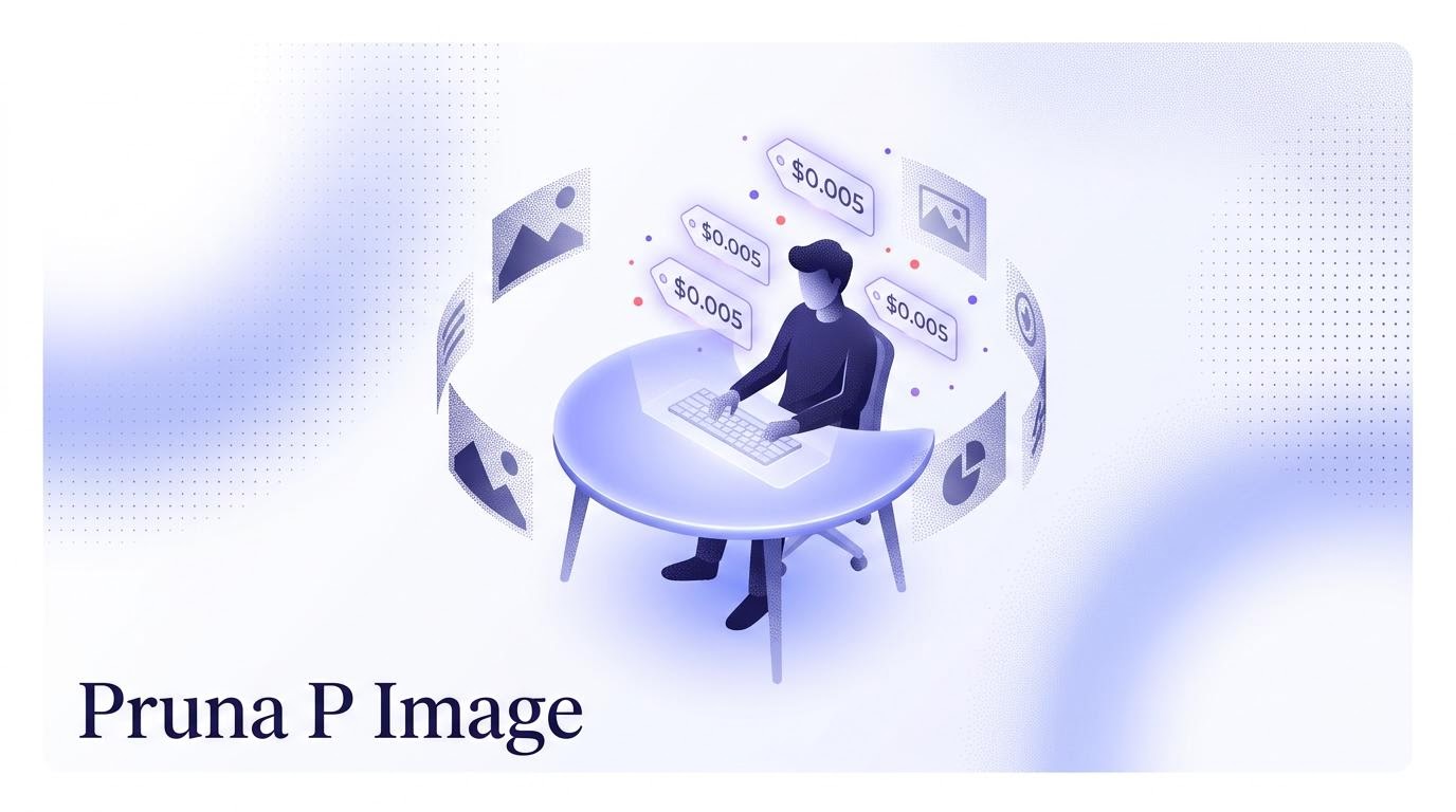 Pruna P Image: the cheapest AI image generation API