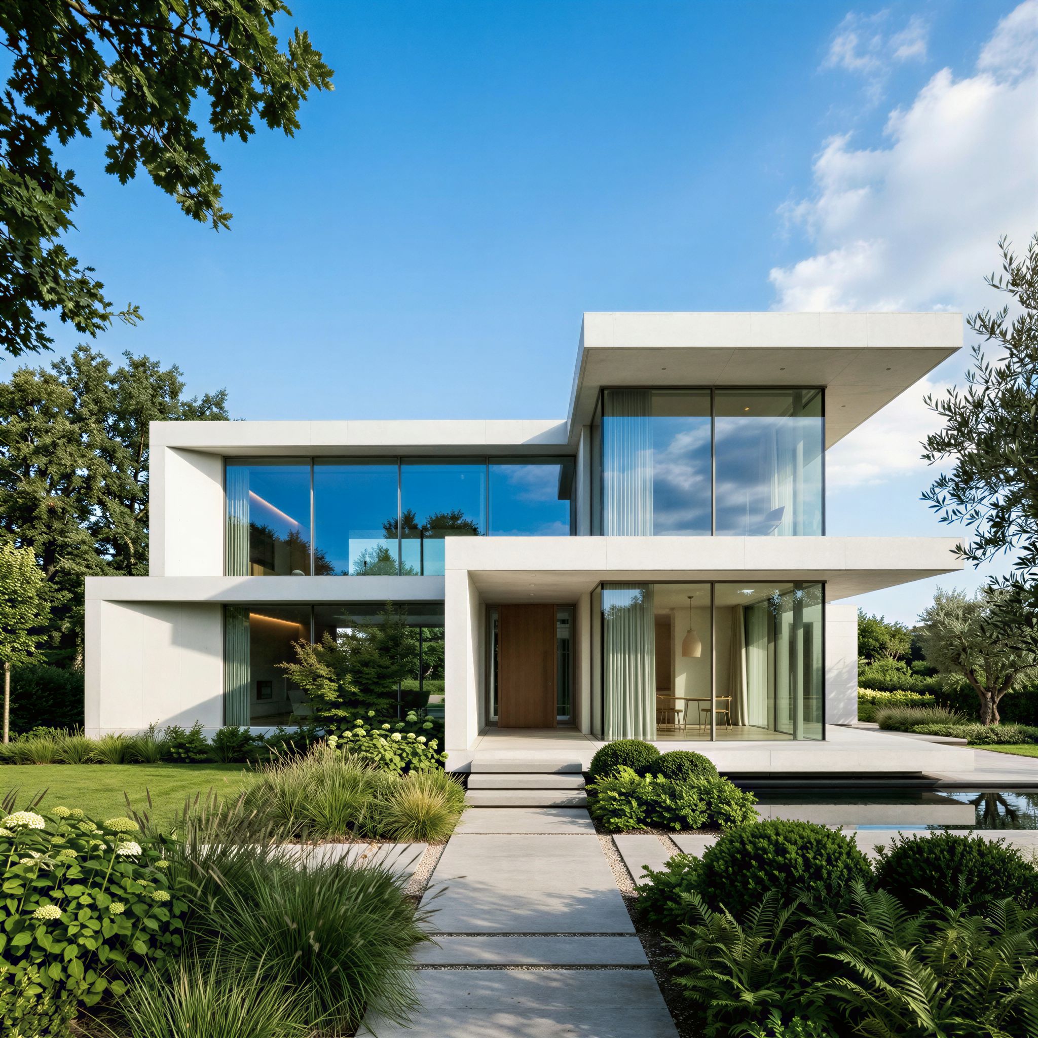 Pruna P Image Upscale output, architectural photography after AI upscaling