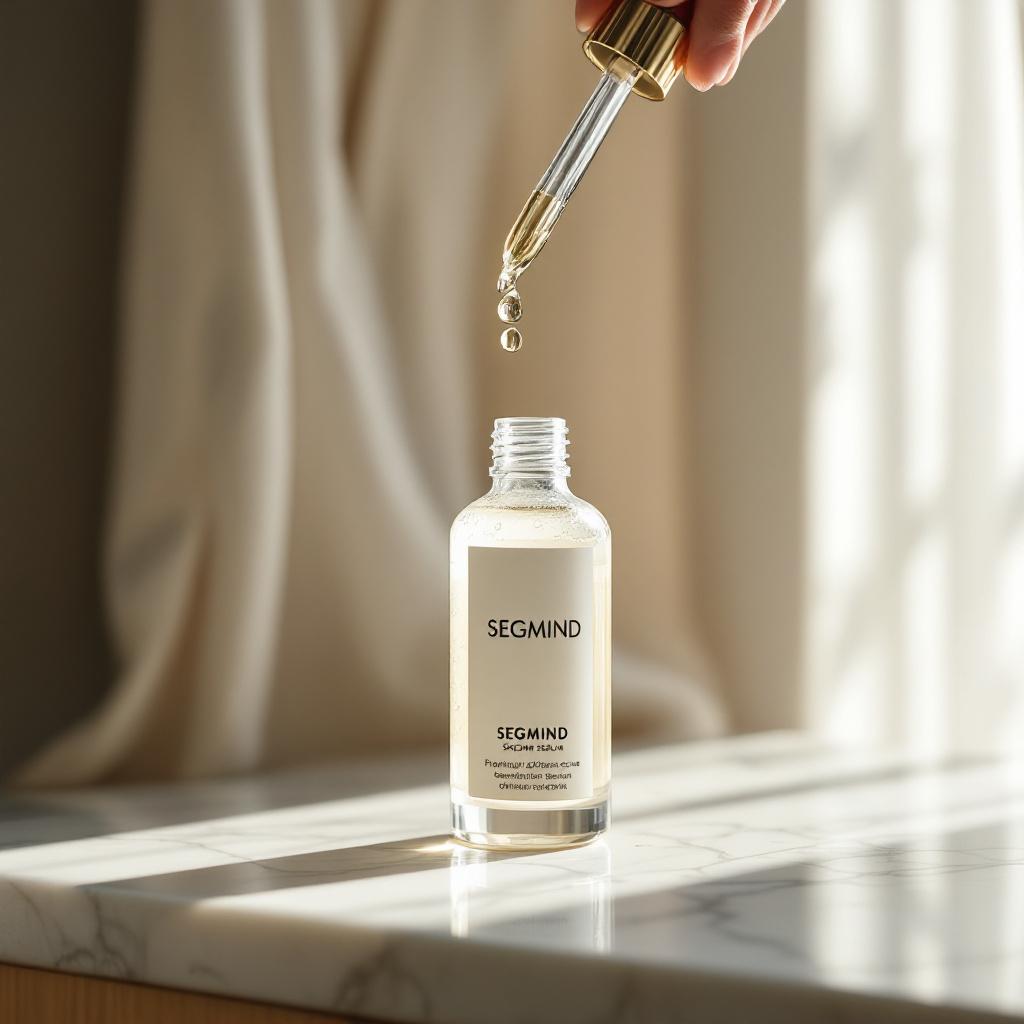 Flux Pro output of a skincare serum product shot