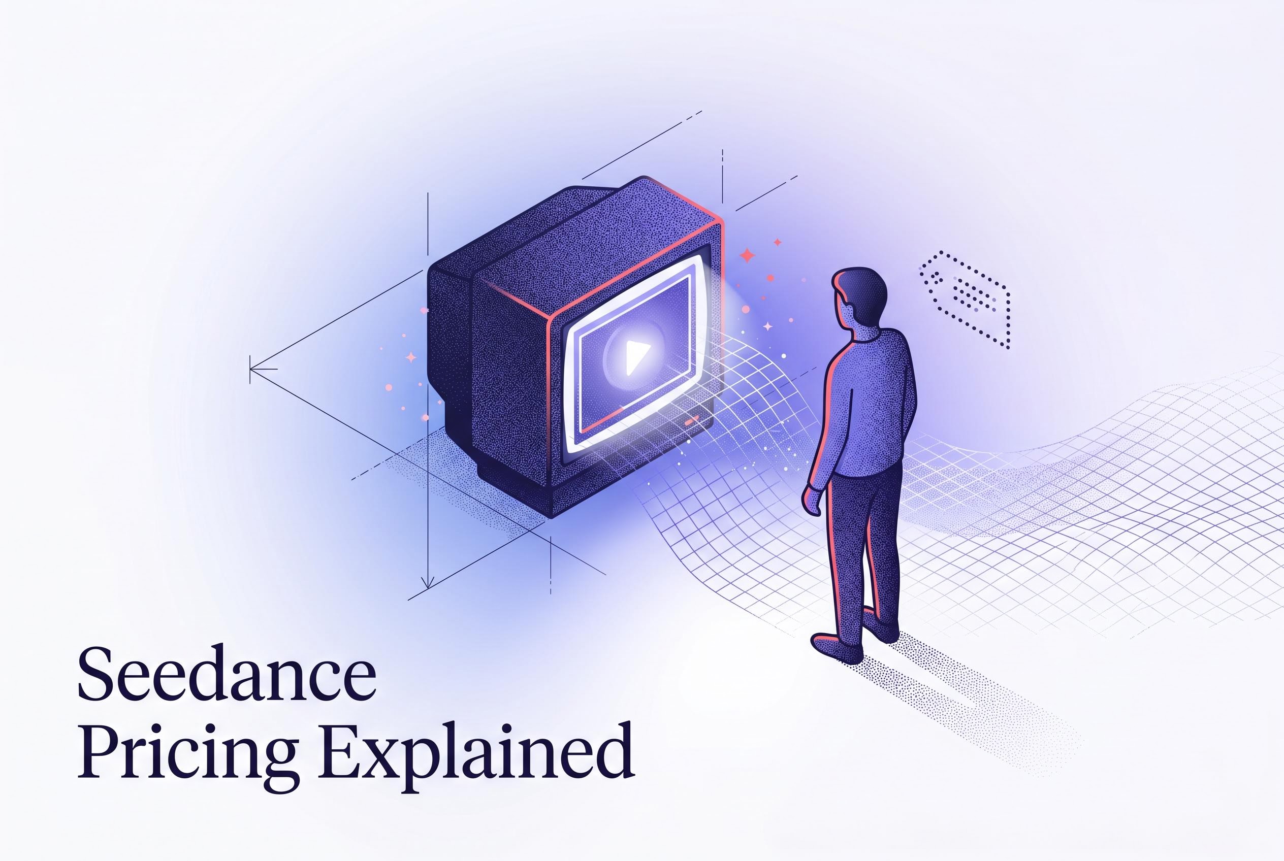 Seedance pricing illustration — Segmind 1.0 plan breakdown