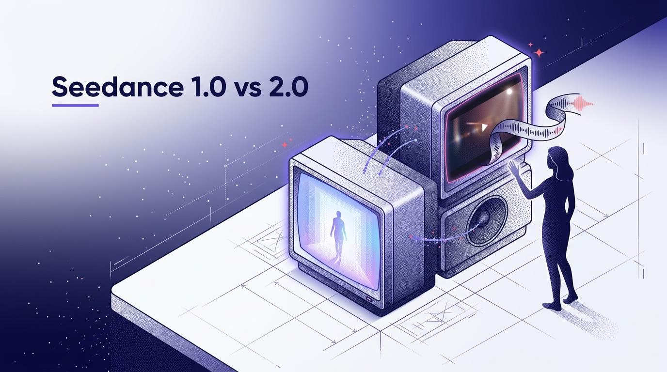 Seedance 1.0 vs 2.0 - Segmind API featured illustration