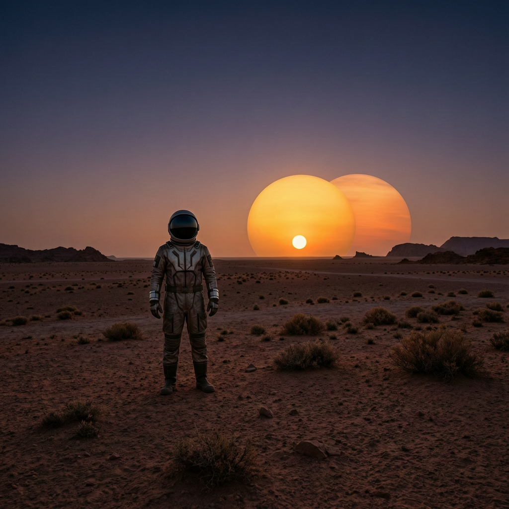 Wan 2.7 Image Pro — sci-fi film concept art, alien landscape, Segmind 4K AI image generation