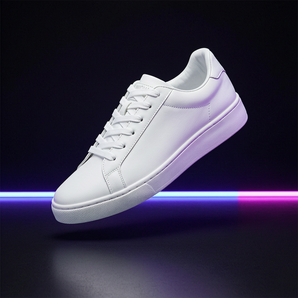 Wan 2.7 generated sneaker product advertisement