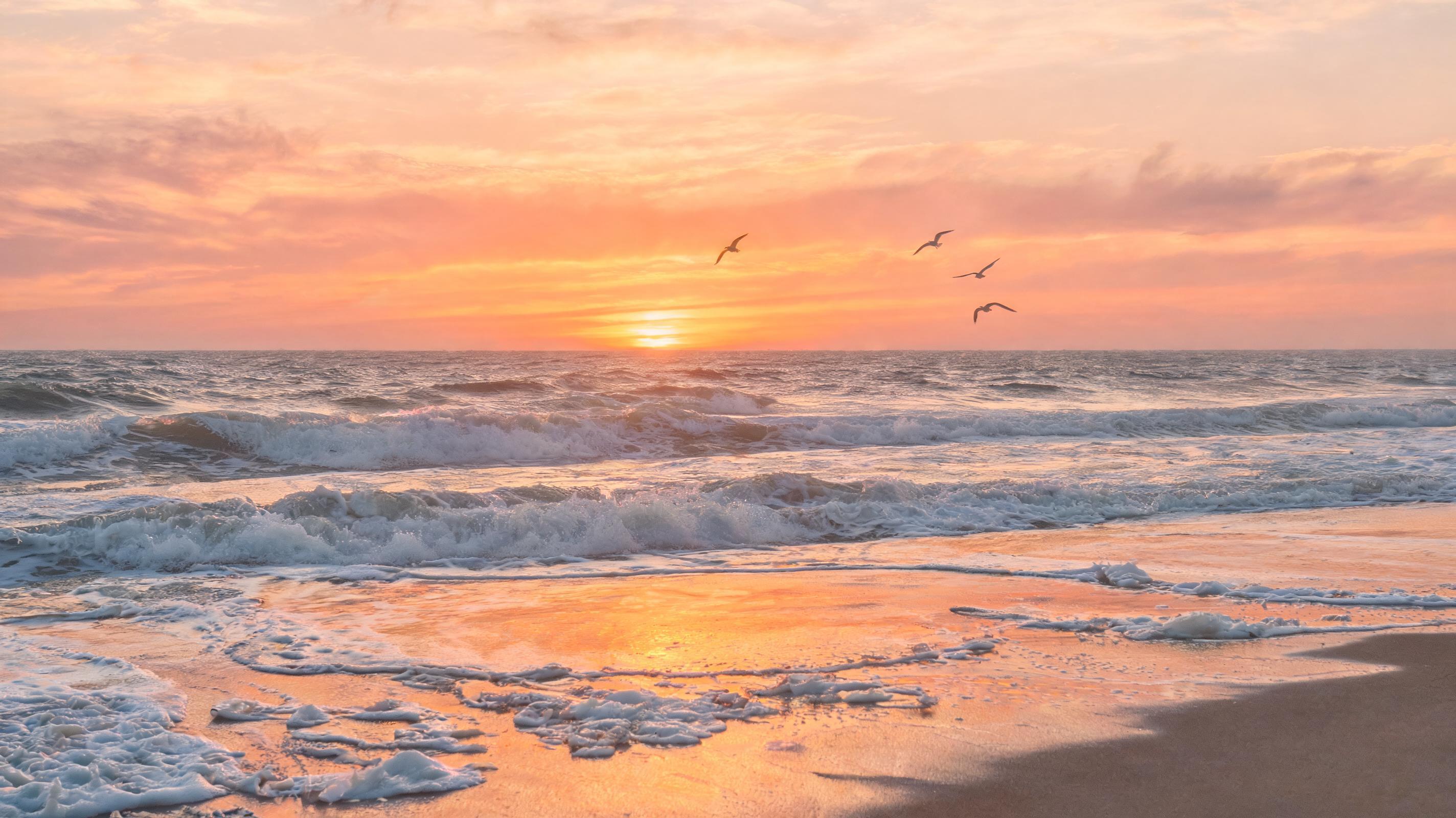 Wan 3 input first frame, a sunset beach still passed as the image parameter